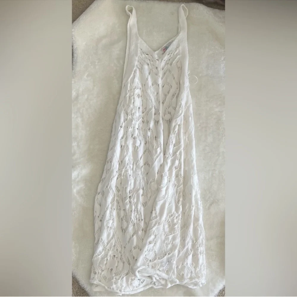 Free People Bianca Fauxchet Midi Beach Dress Coverup - Picture 5 of 15